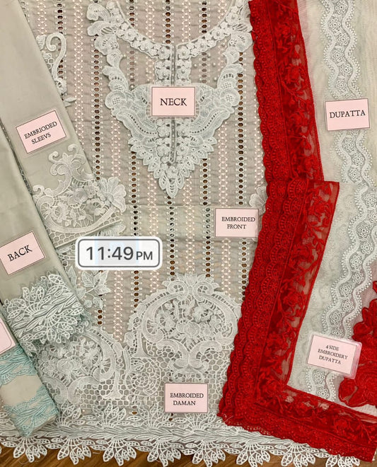 Crimson X Saira Shakira Cotton & khaddi Net